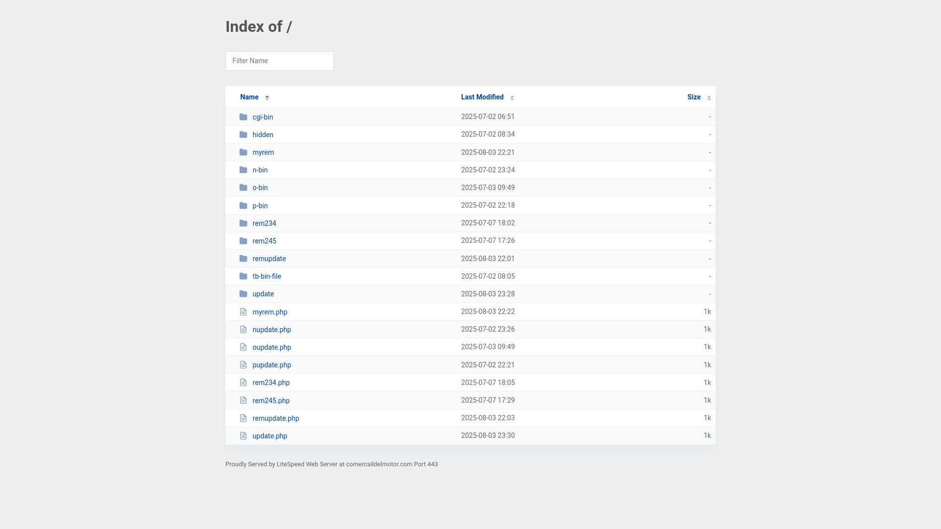 website screenshot of https://comercaildelmotor.com/