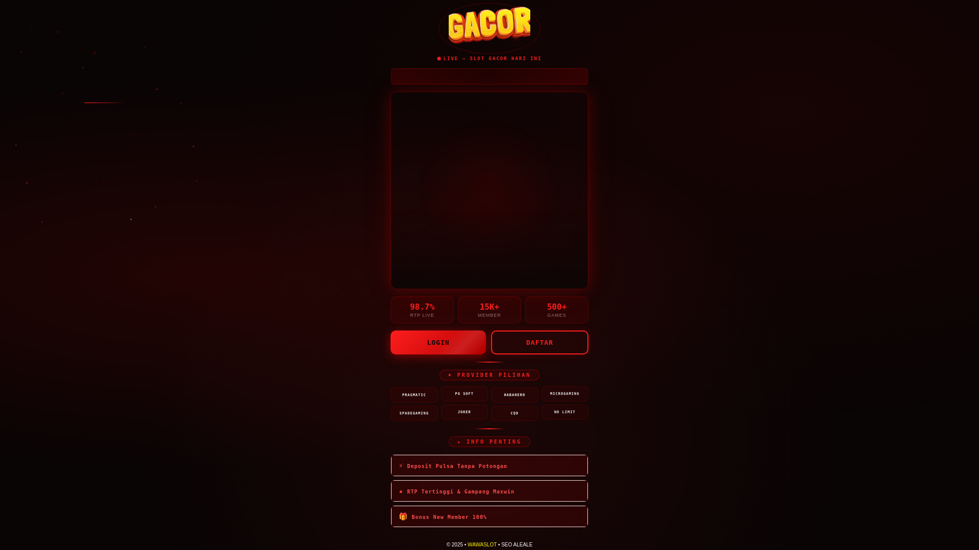 website screenshot of https://wawaslot-portbroker.pages.dev/