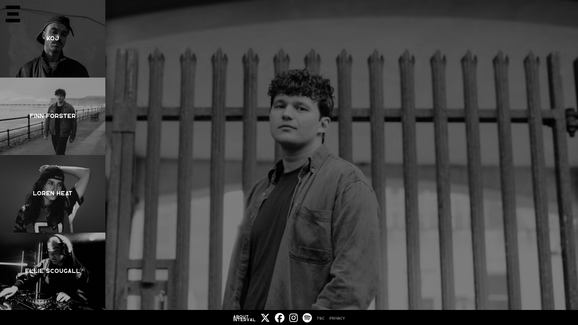 website screenshot of https://www.intervalrecords.com/