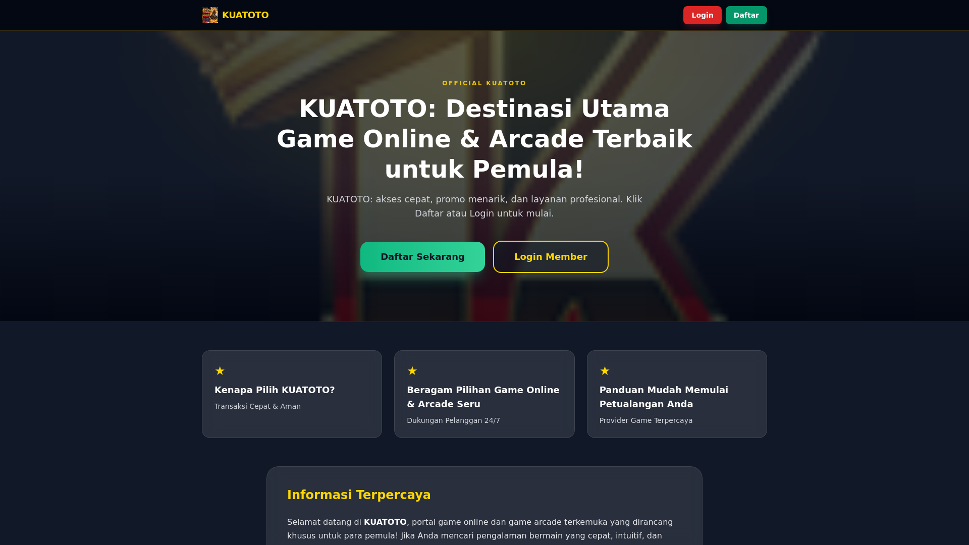 website screenshot of https://kuatoto-destinasi-utama.pages.dev/