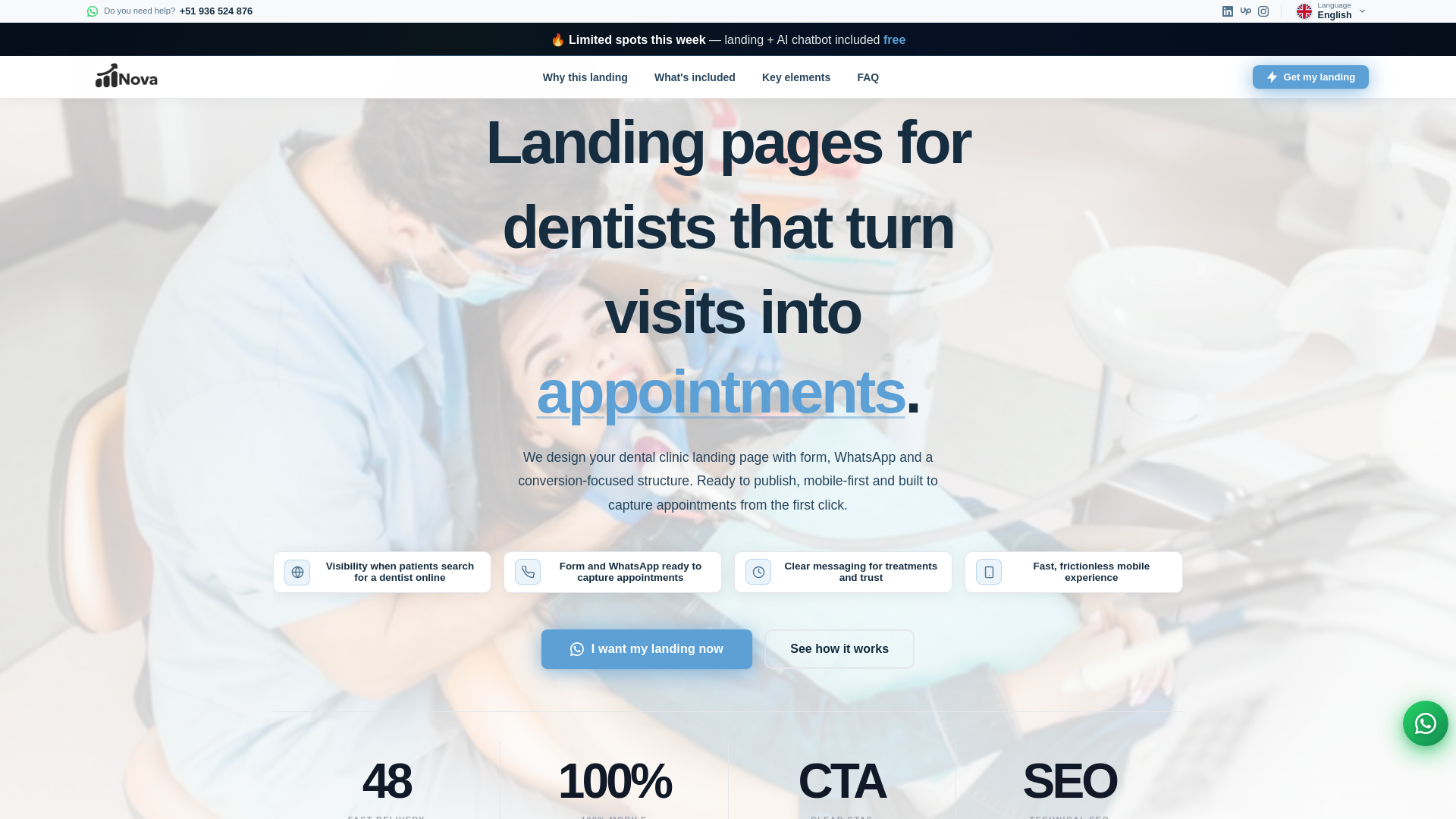 website screenshot of https://novacentrax.pages.dev/