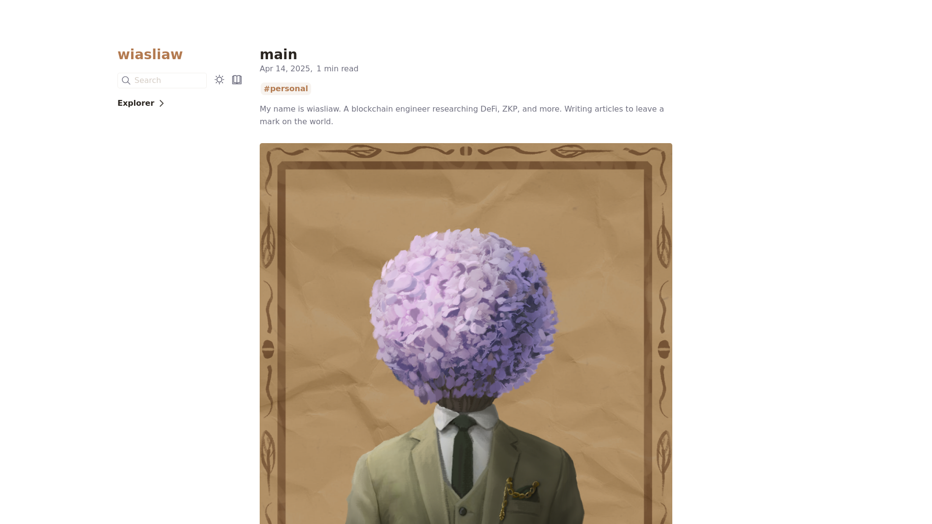 website screenshot of https://quartz-blog-3wh.pages.dev/