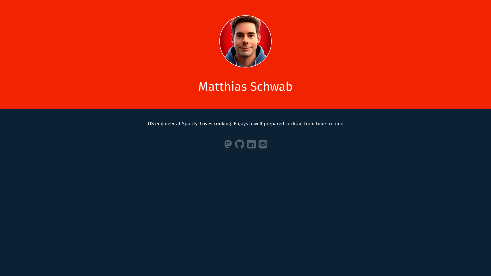 website screenshot of https://matthiasschwab.de/
