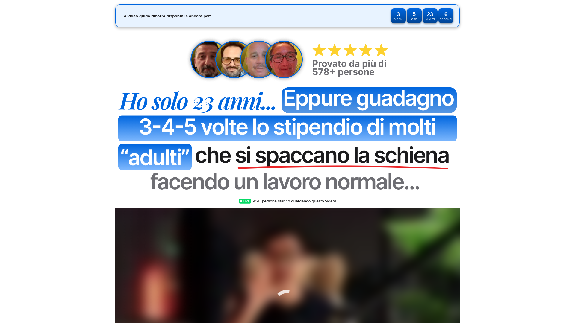 website screenshot of https://videoguidaonline.com/