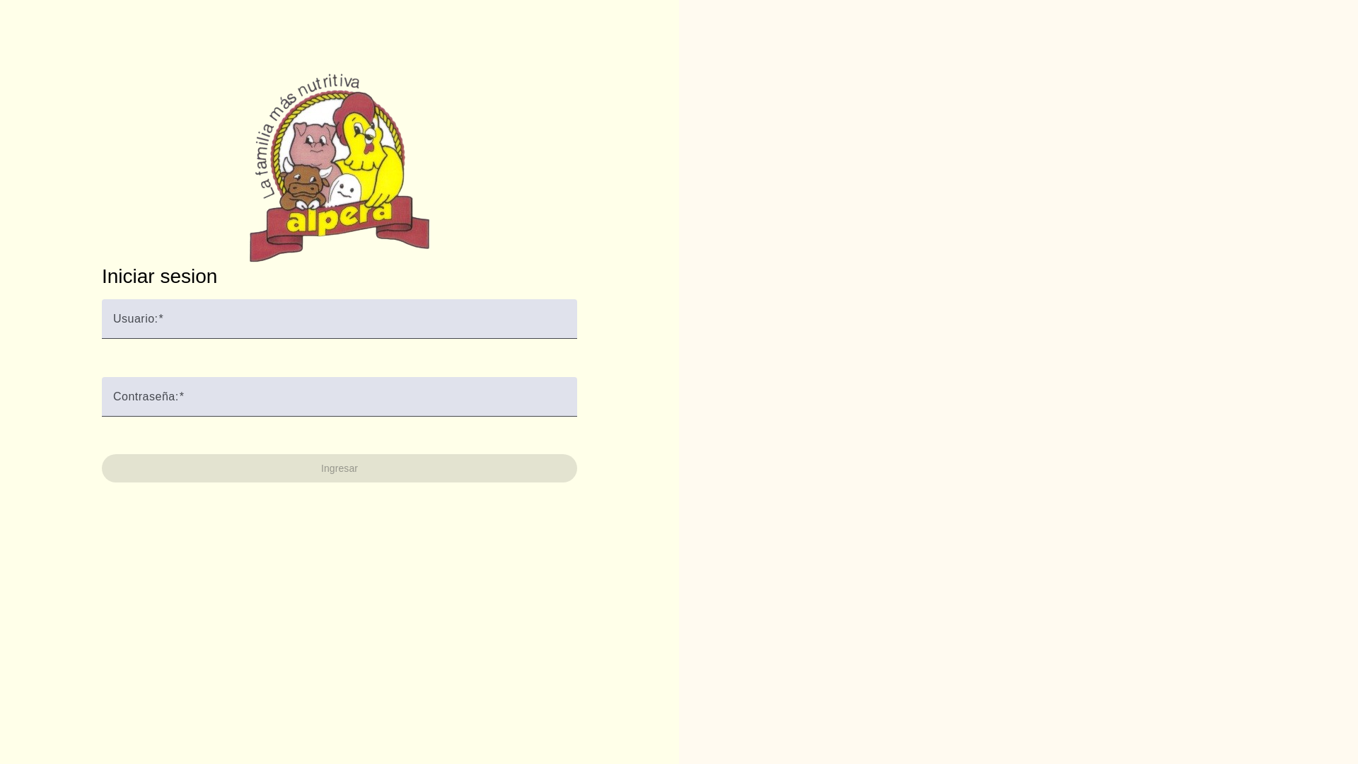 website screenshot of http://easy.grupoalpera.com:9159/