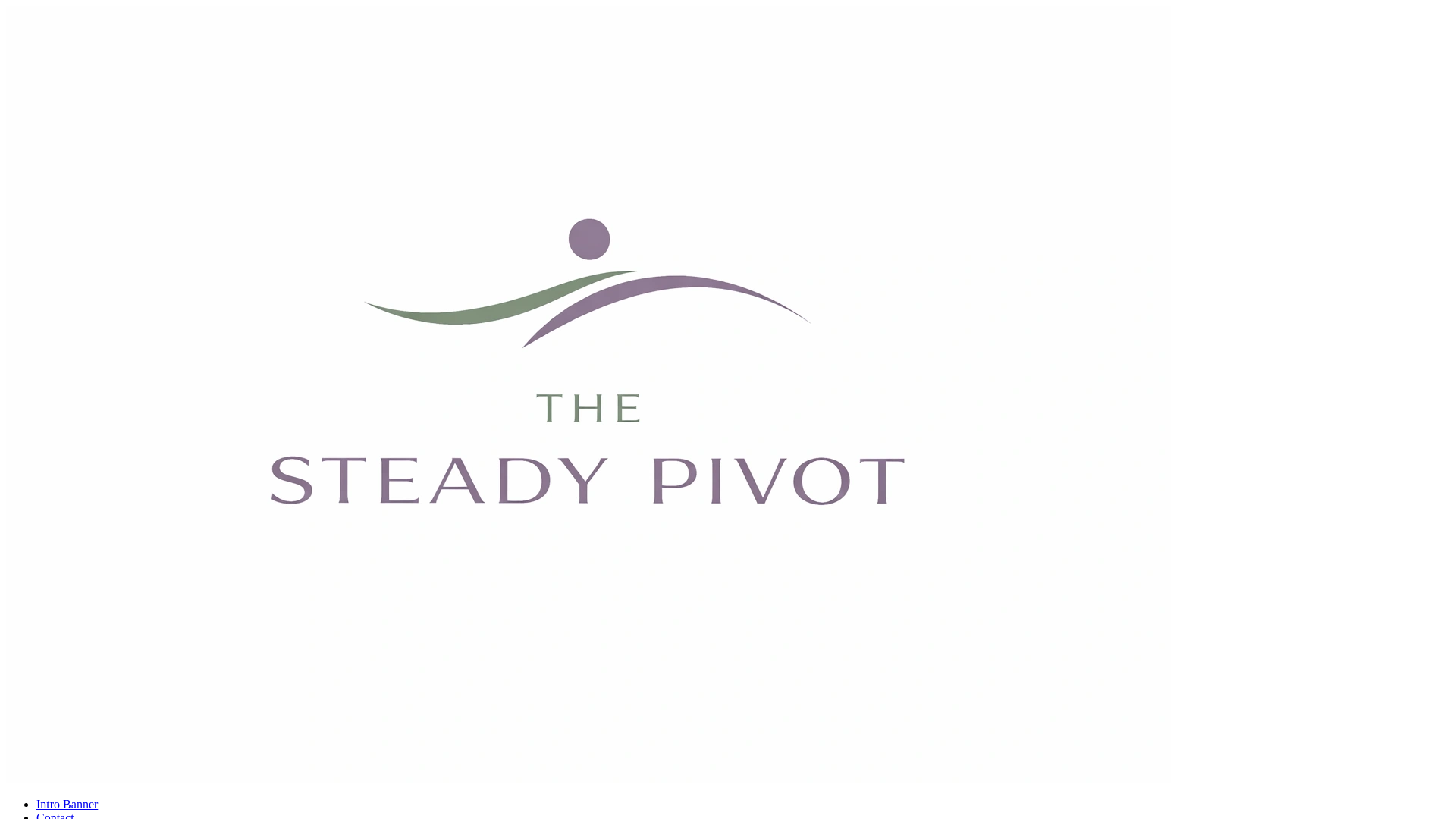 website screenshot of https://thesteadypivot.online/
