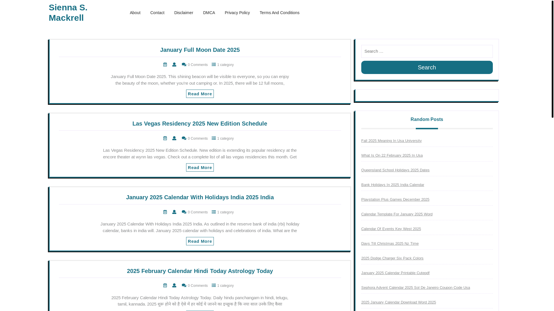 website screenshot of https://siennasmackrell.pages.dev/