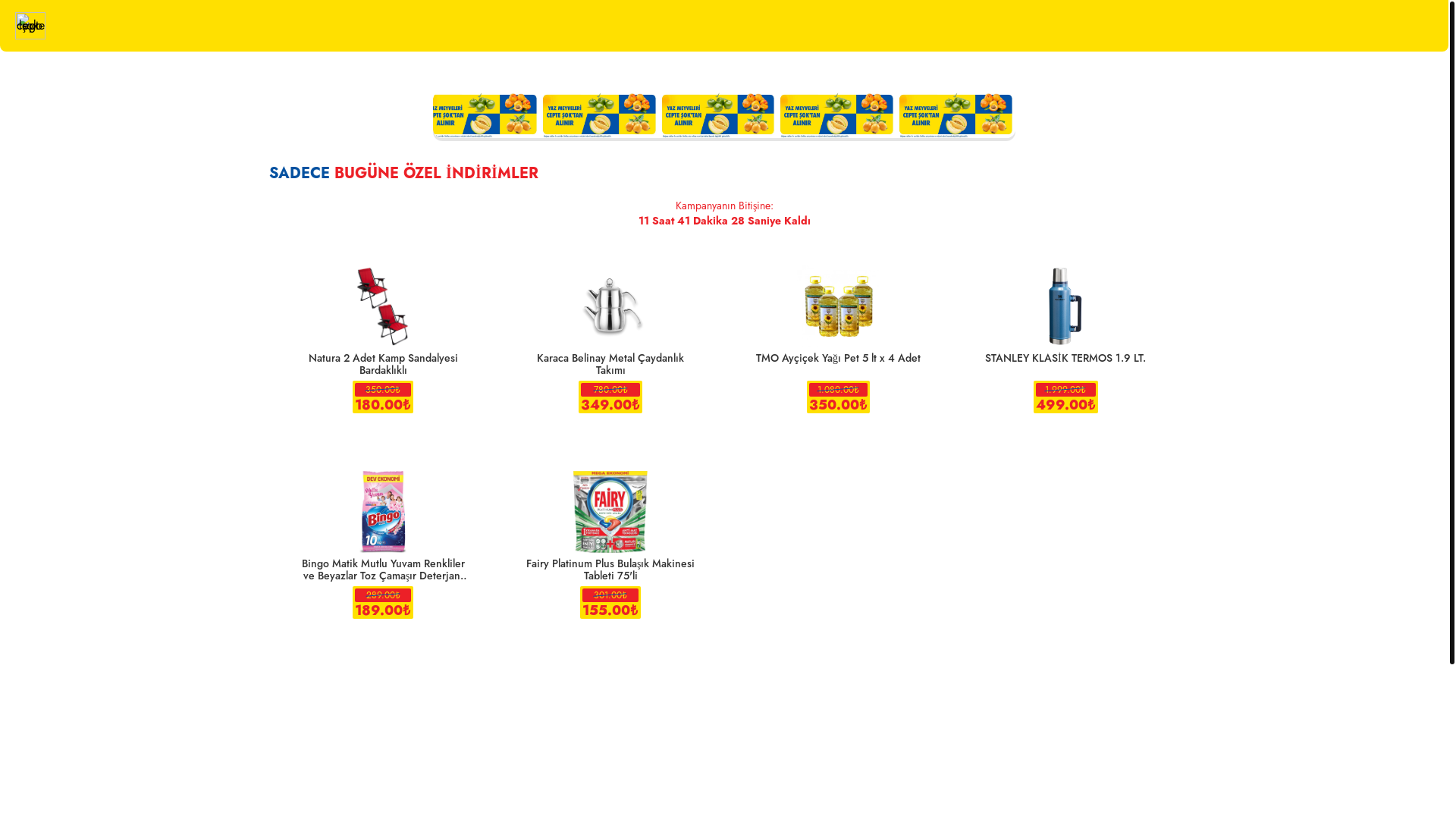 website screenshot of https://sokmarketleri.cfd/