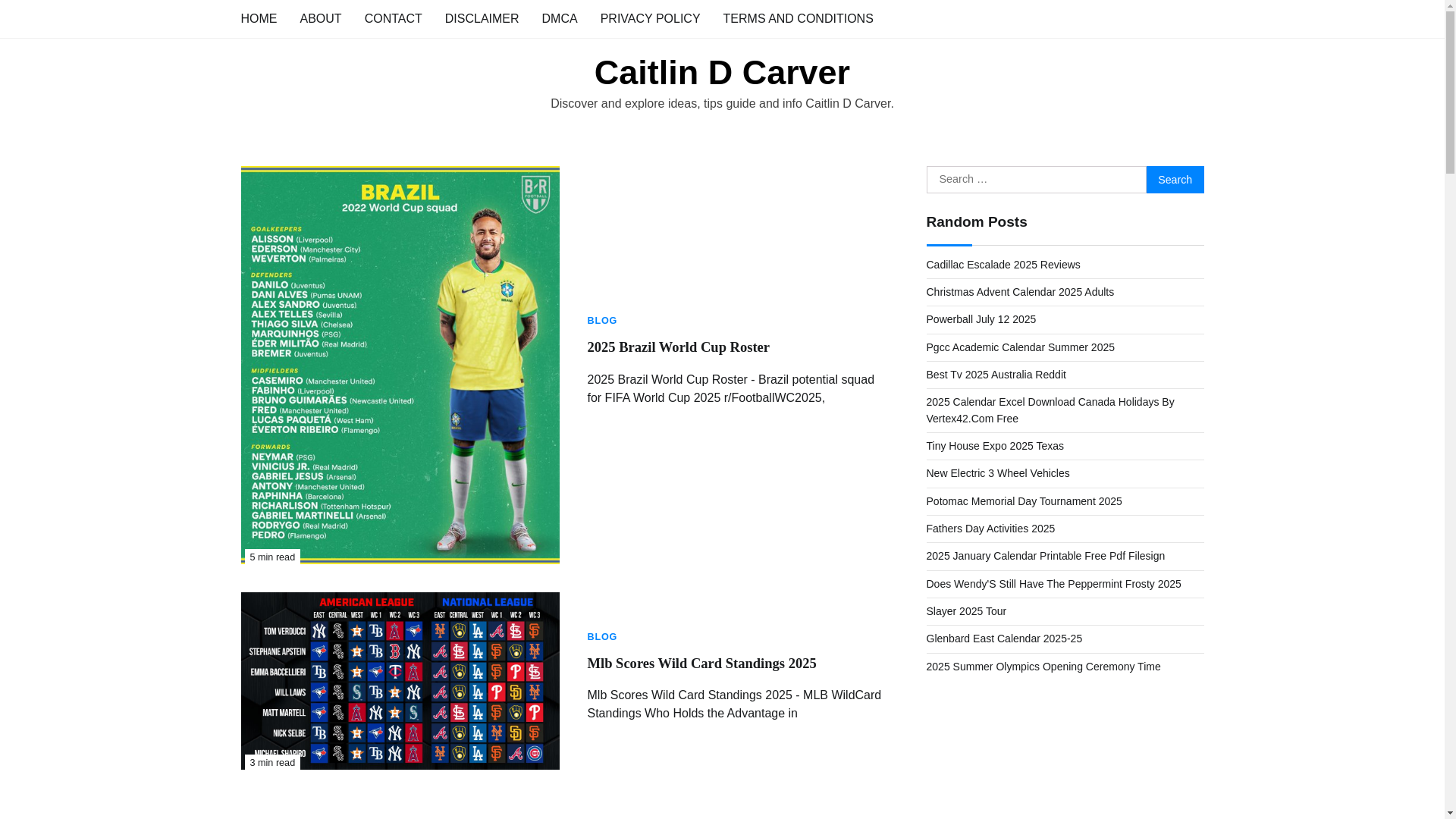 website screenshot of https://caitlindcarverm.pages.dev/