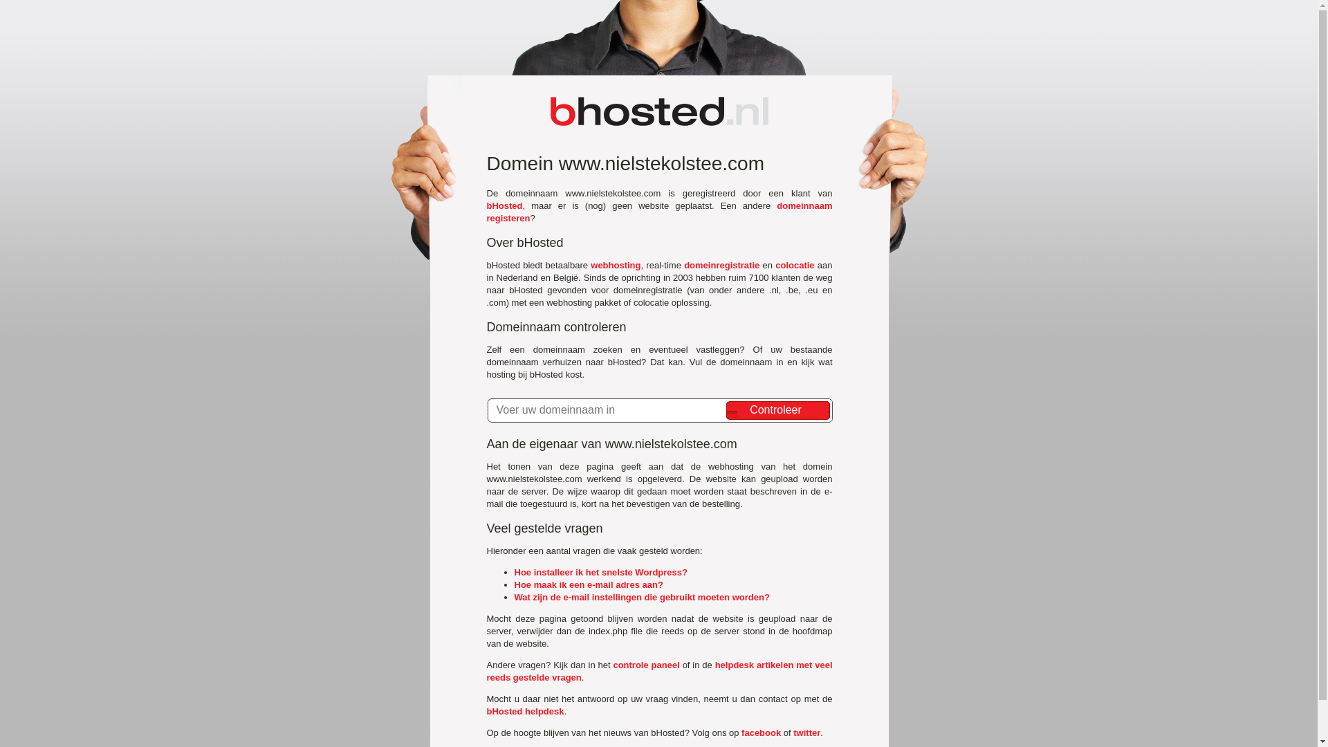 website screenshot of https://nielstekolstee.com/