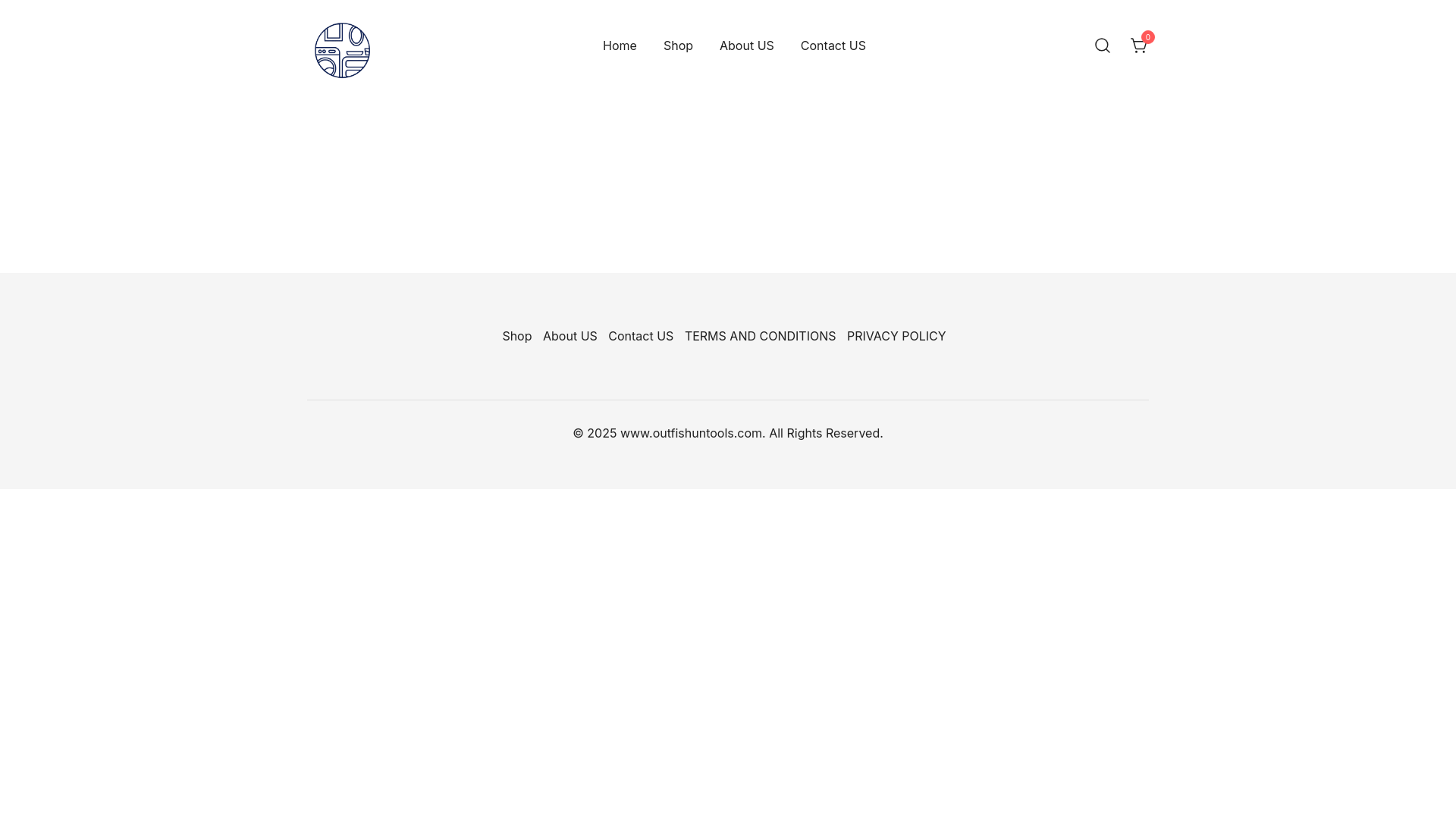 website screenshot of https://outfishuntools.com/
