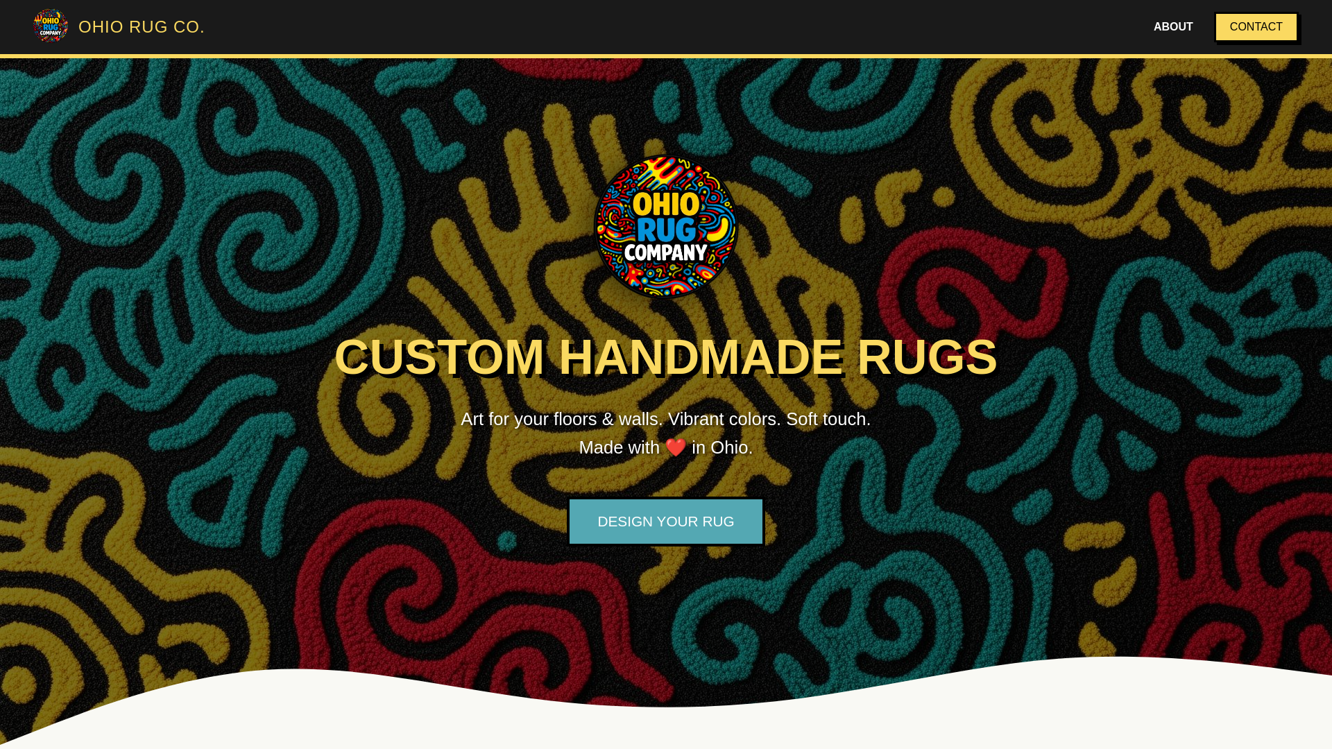 website screenshot of https://ohiorugcompany.com/