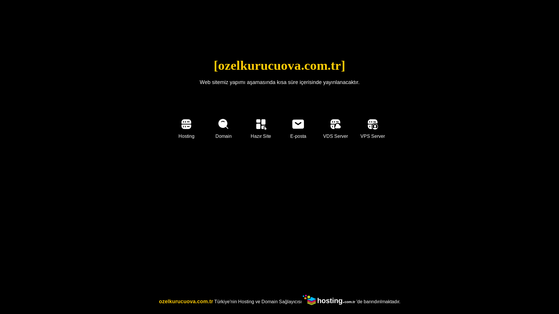 website screenshot of https://ozelkurucuova.com.tr/