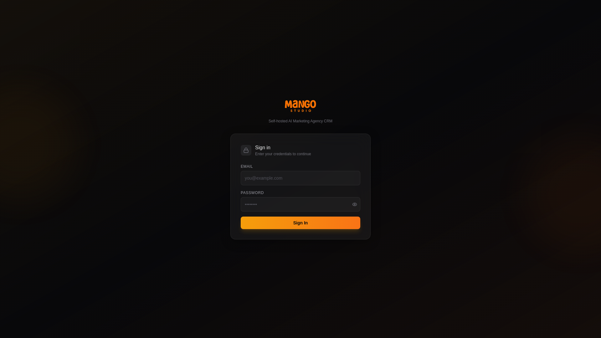 website screenshot of https://mango-dashboard.pages.dev/