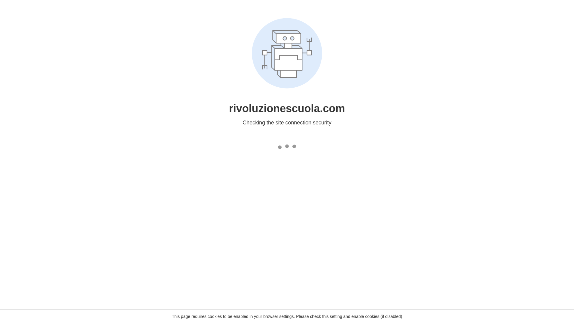 website screenshot of https://rivoluzionescuola.com