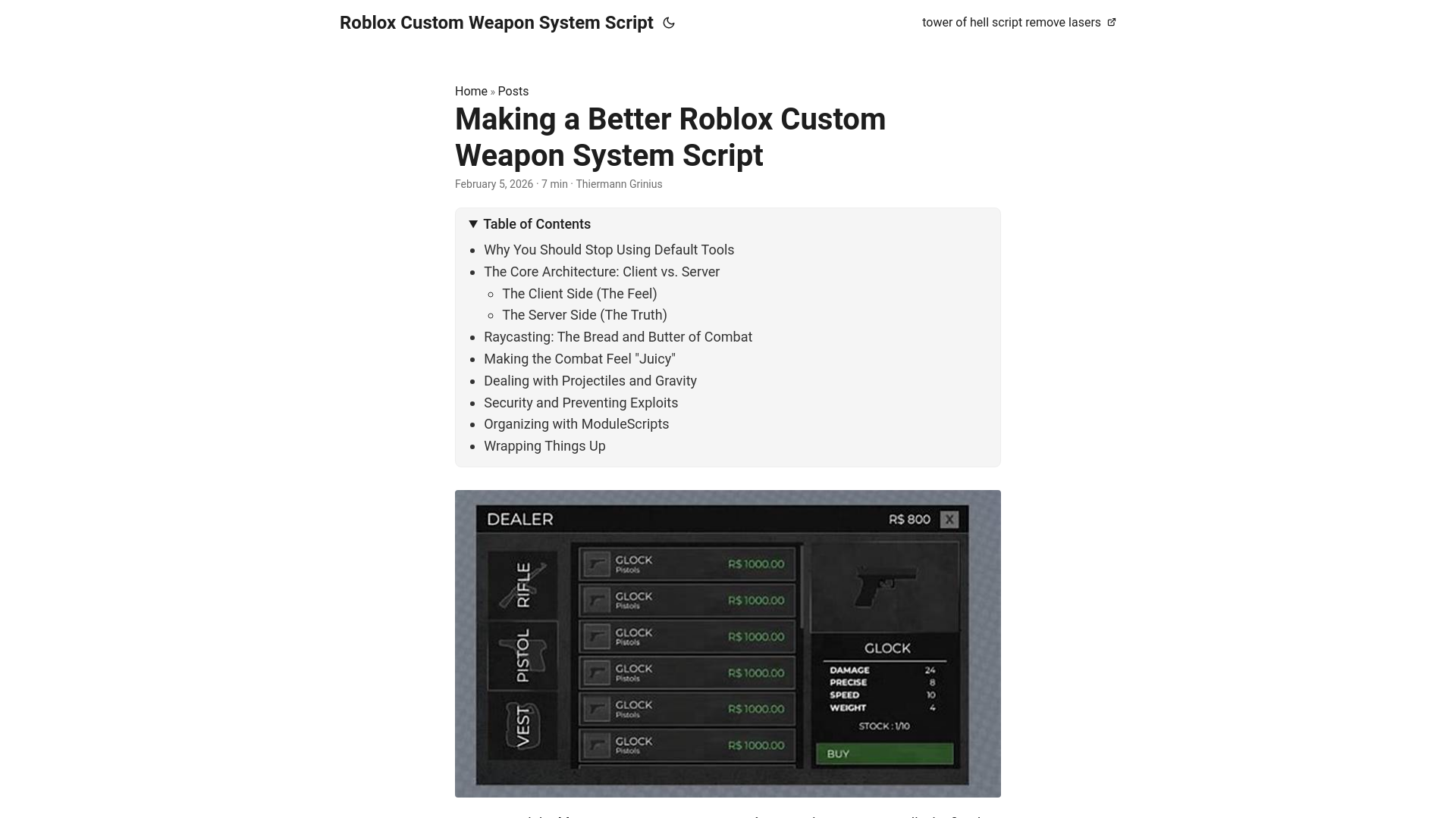 website screenshot of https://roblox-custom-weapon-system-script.pages.dev/