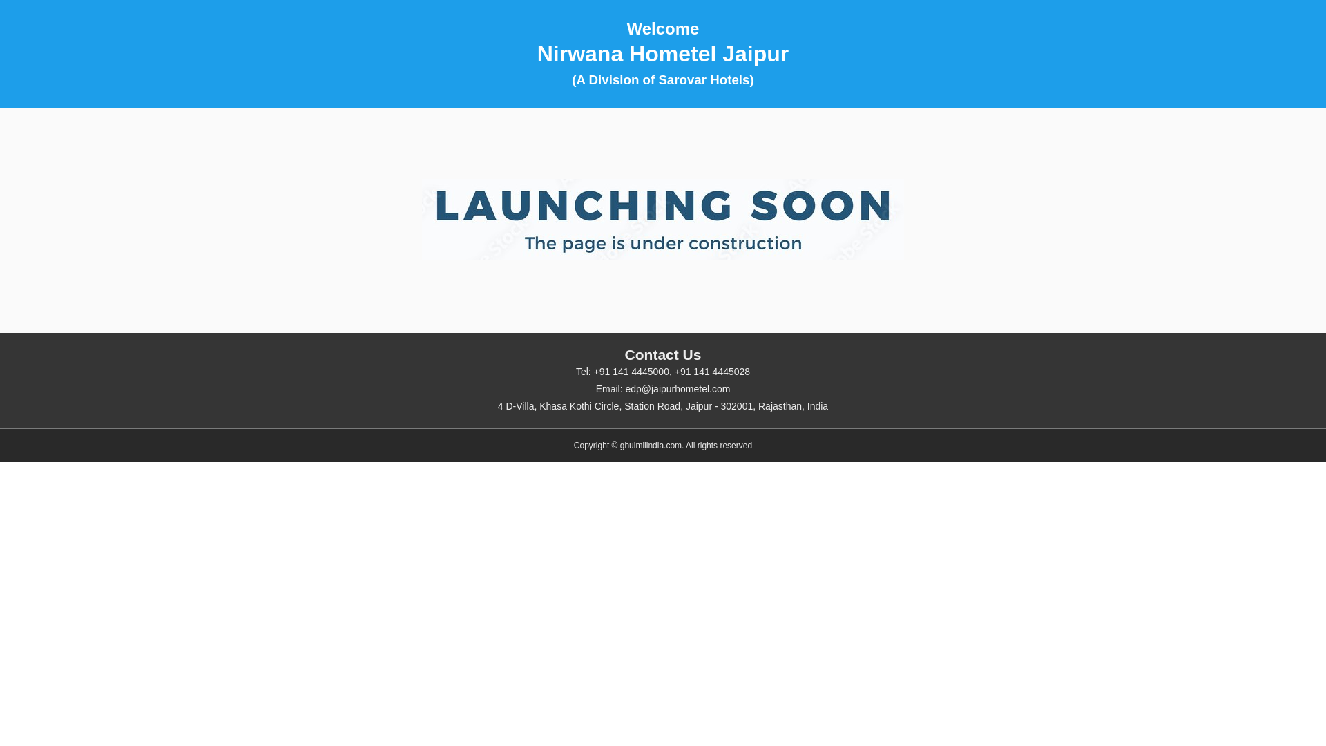 website screenshot of https://ghulmilindia.com/