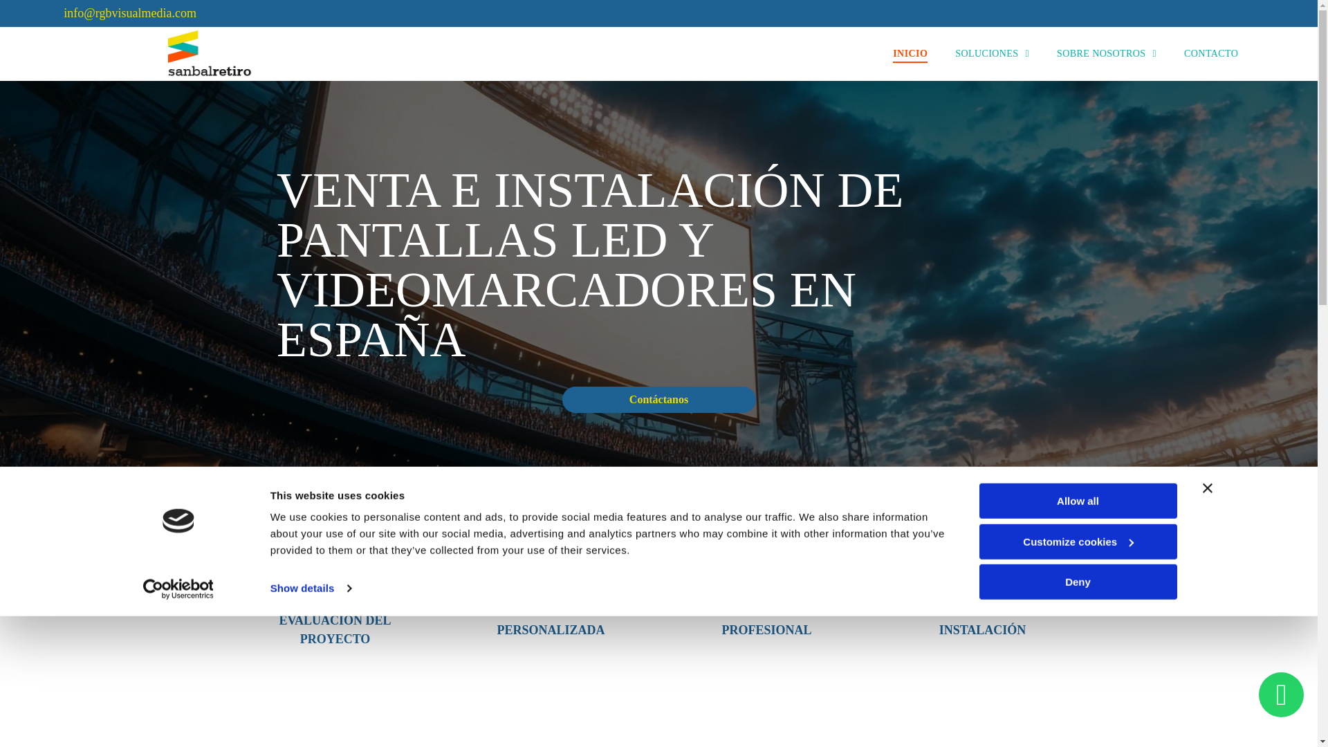 website screenshot of https://sanbalretiro.com/