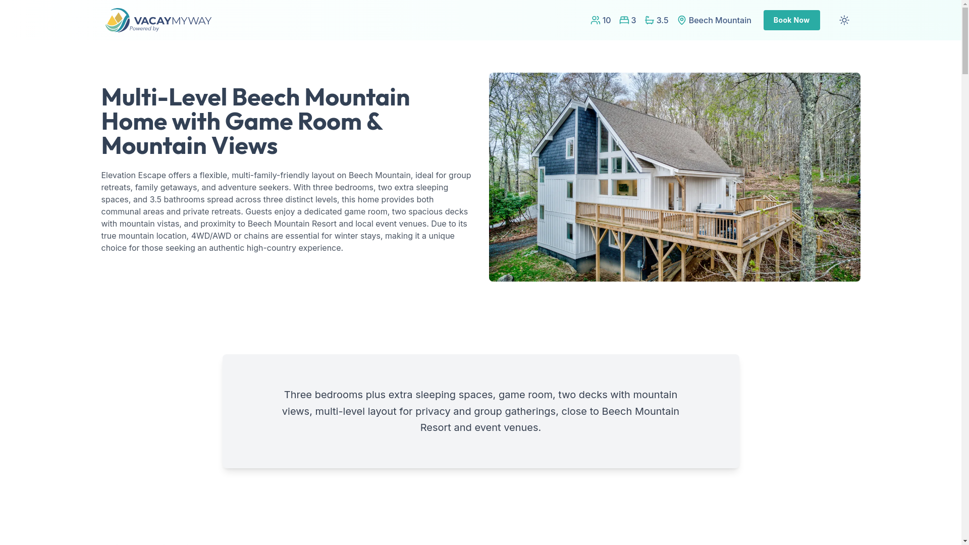 website screenshot of https://summitscape.estate/