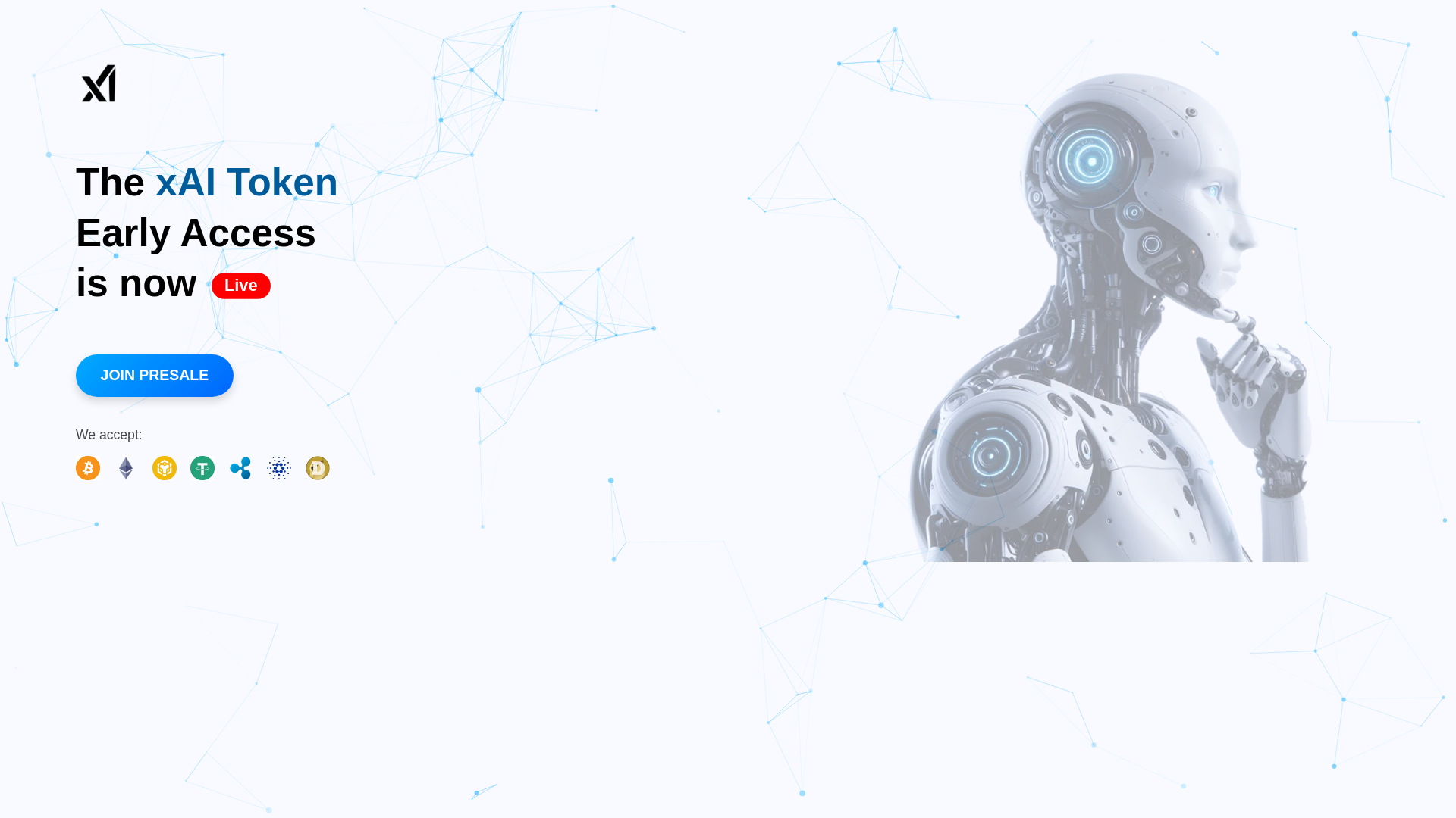 website screenshot of https://xaigen.vip