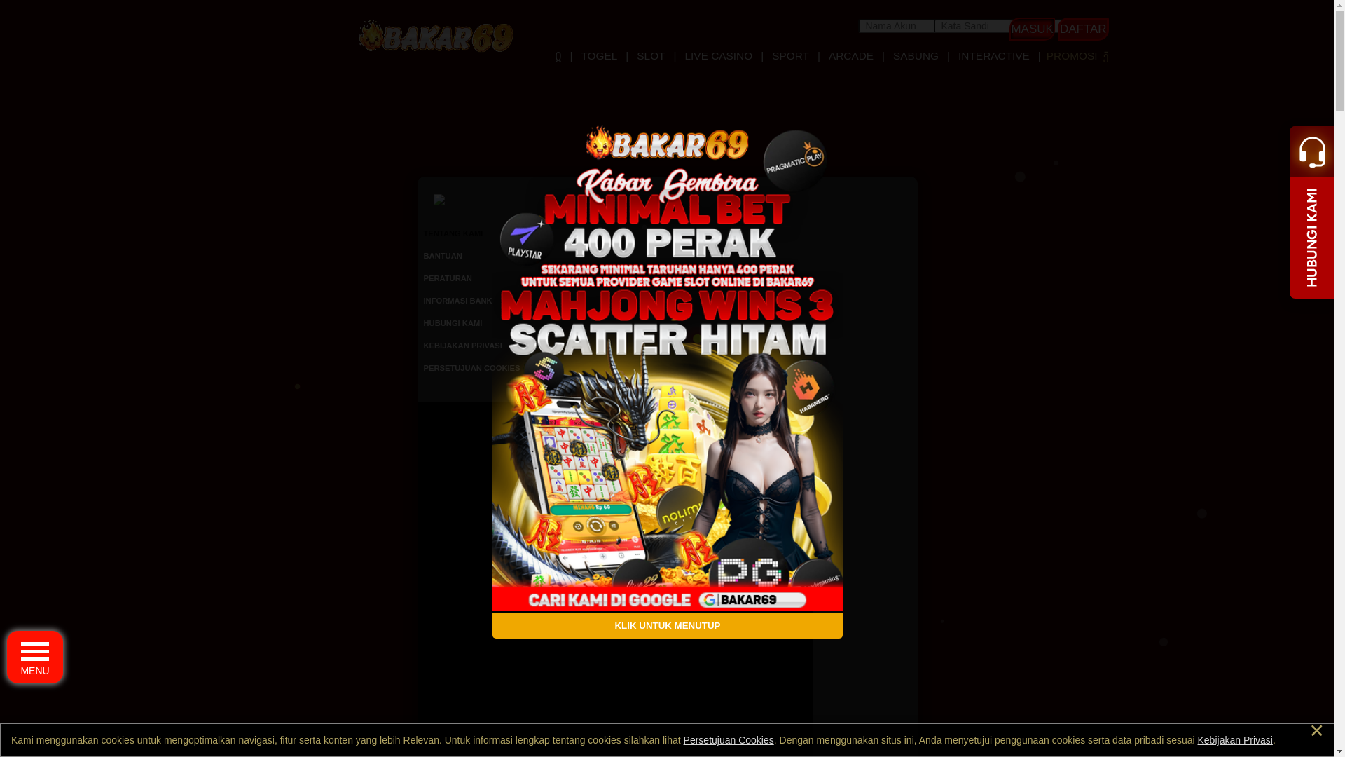website screenshot of https://bakar69new.click/