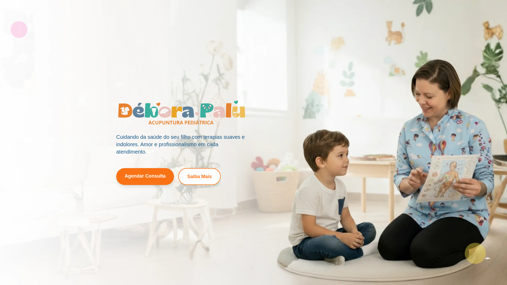 website screenshot of https://deborapalu.com.br/