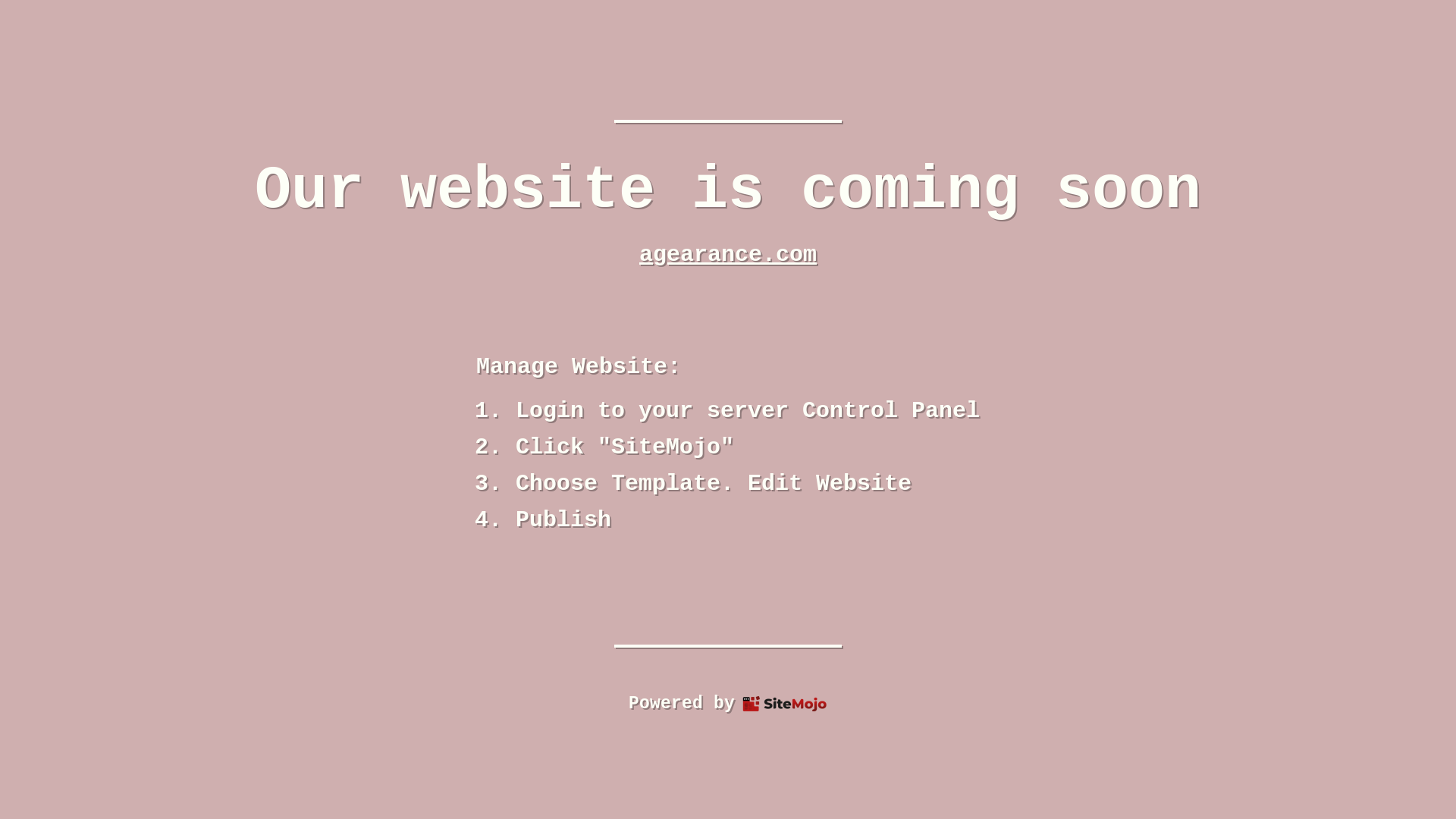 website screenshot of https://agearance.com/