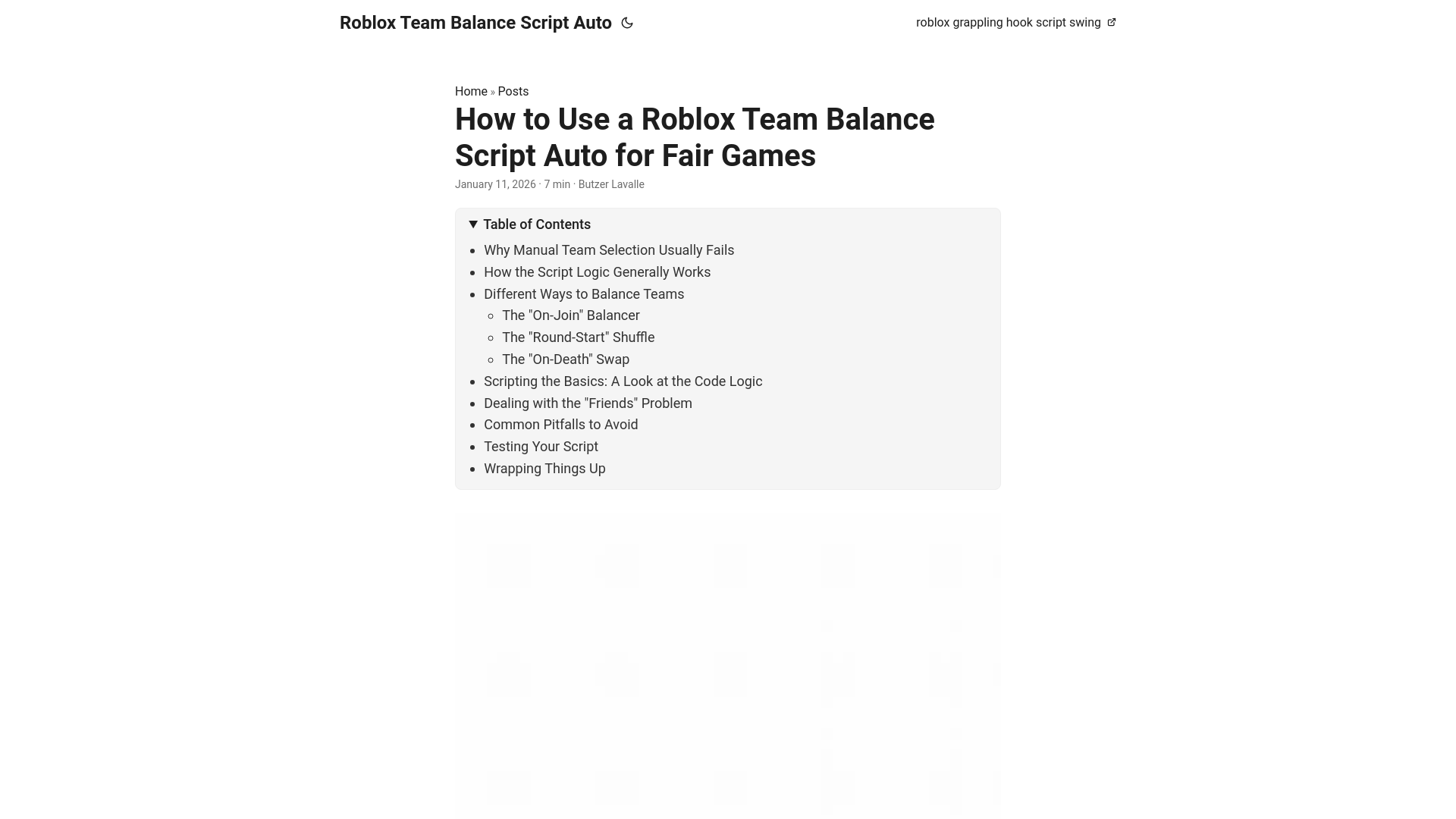 website screenshot of https://robloxteambalancescriptauto.pages.dev/