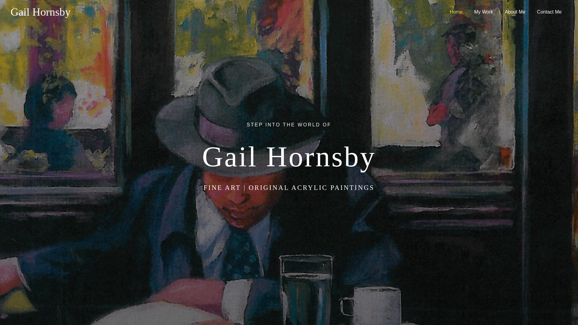 website screenshot of https://hornsbyart.com/