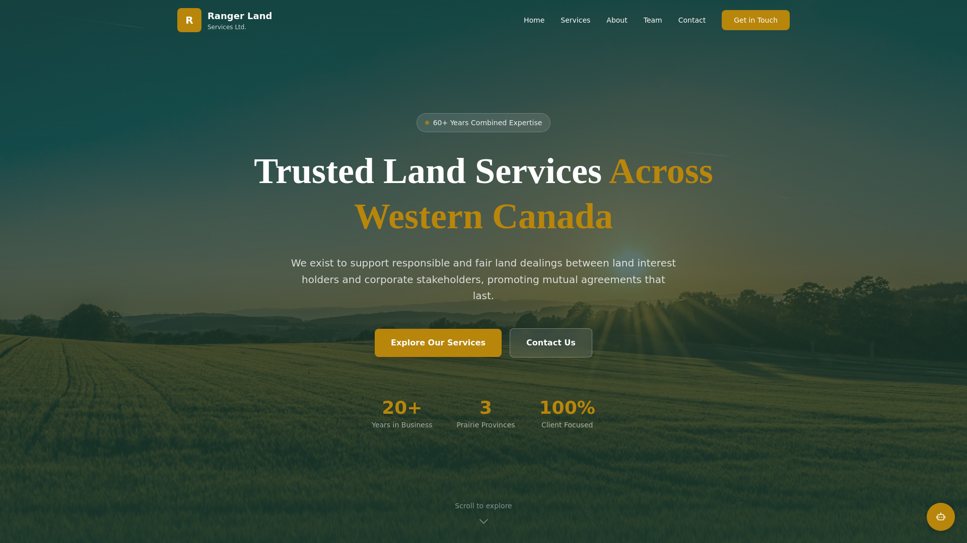 website screenshot of https://ranger-land.pages.dev/
