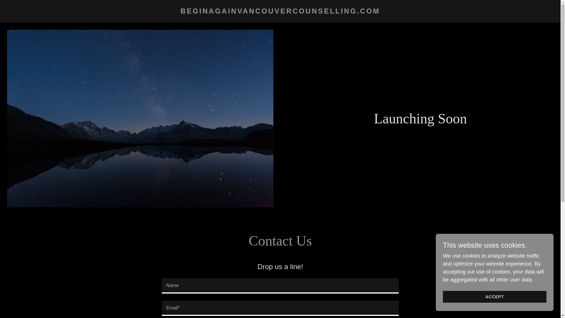 website screenshot of https://beginagainvancouvercounselling.com/