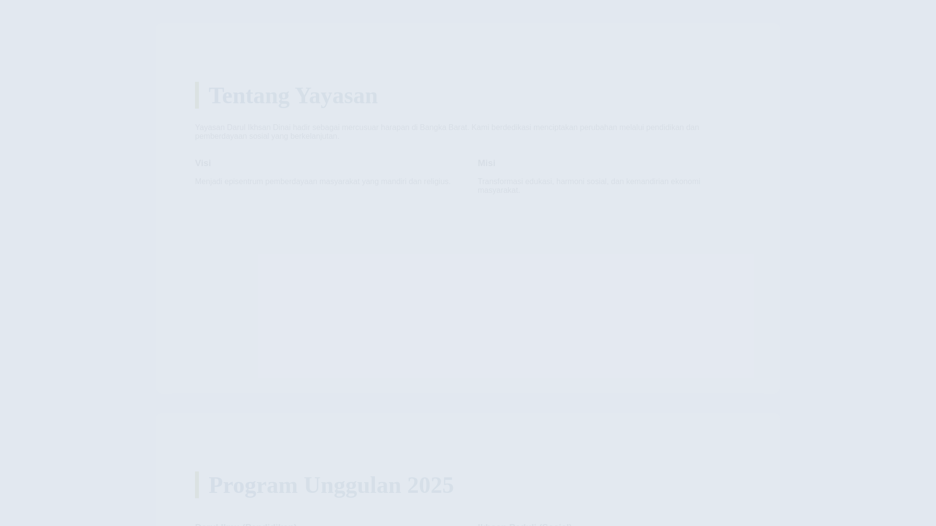 website screenshot of https://darulikhsandinai.or.id/