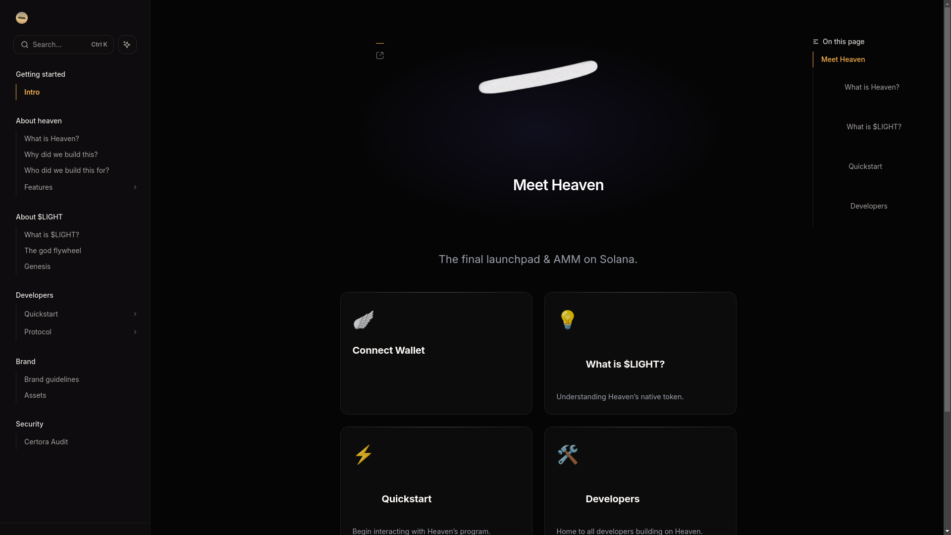 website screenshot of https://join-heavan.com/