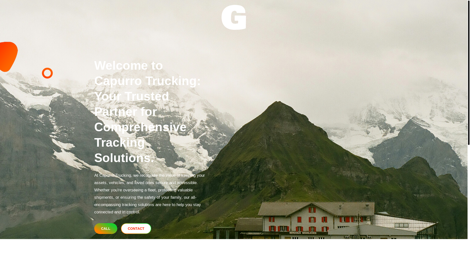website screenshot of https://trackingcapuro.com/