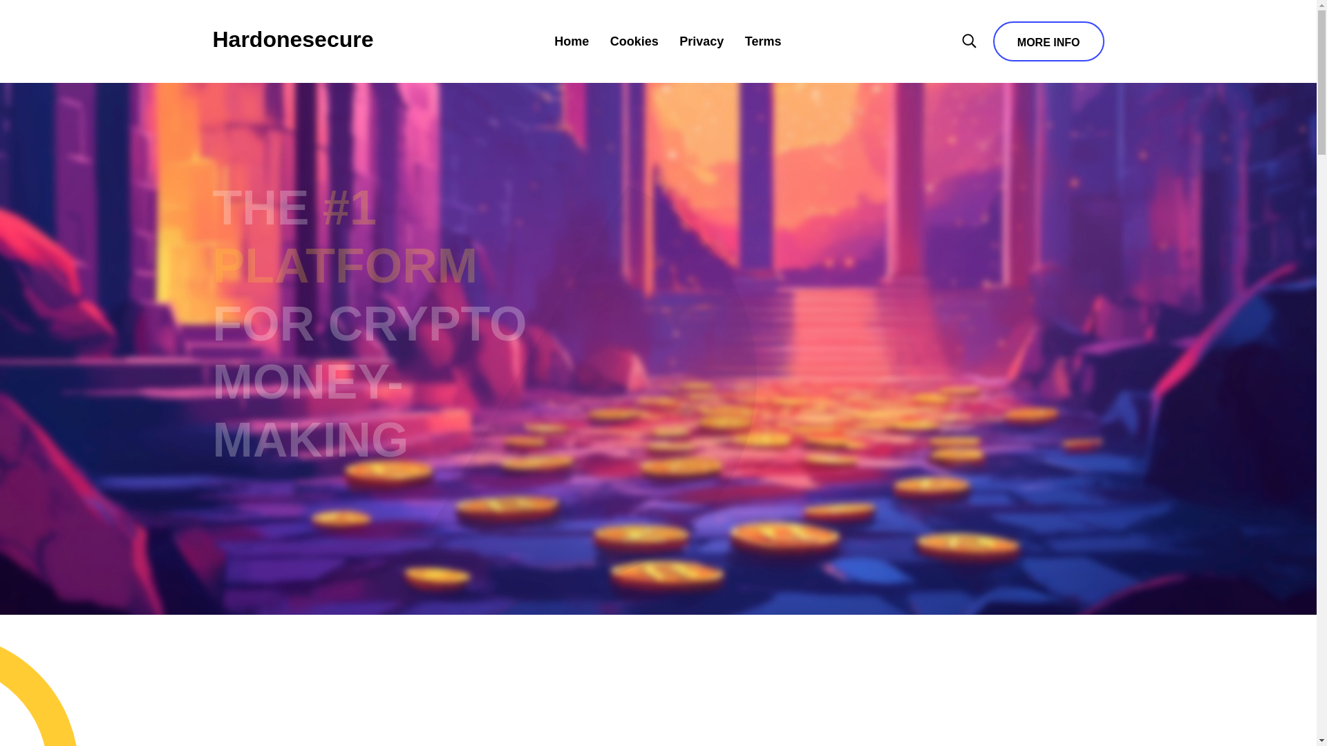 website screenshot of https://hardonesecure.com/