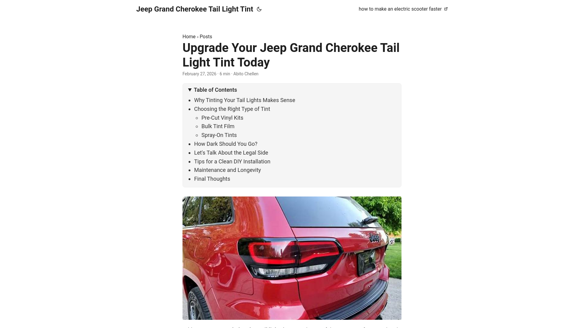 website screenshot of https://jeep-grand-cherokee-tail-light-tint.pages.dev/