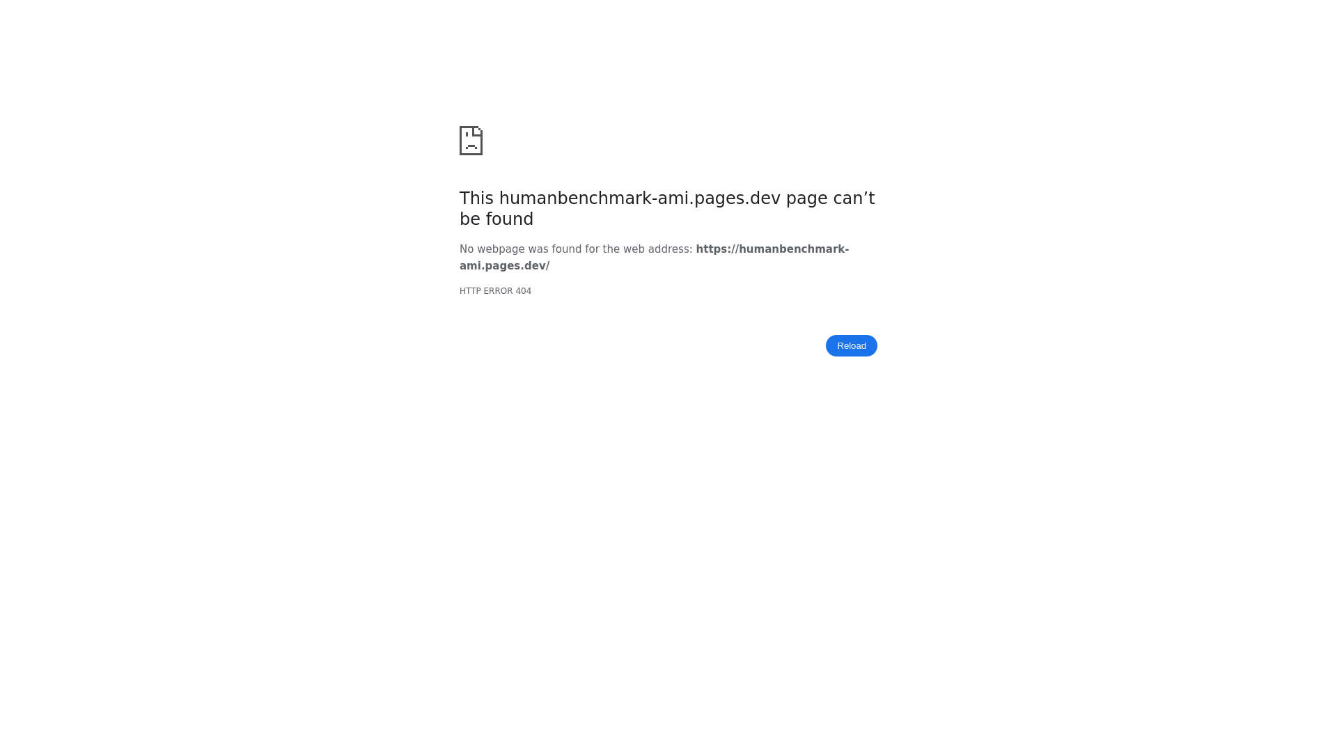 website screenshot of https://humanbenchmark-ami.pages.dev/