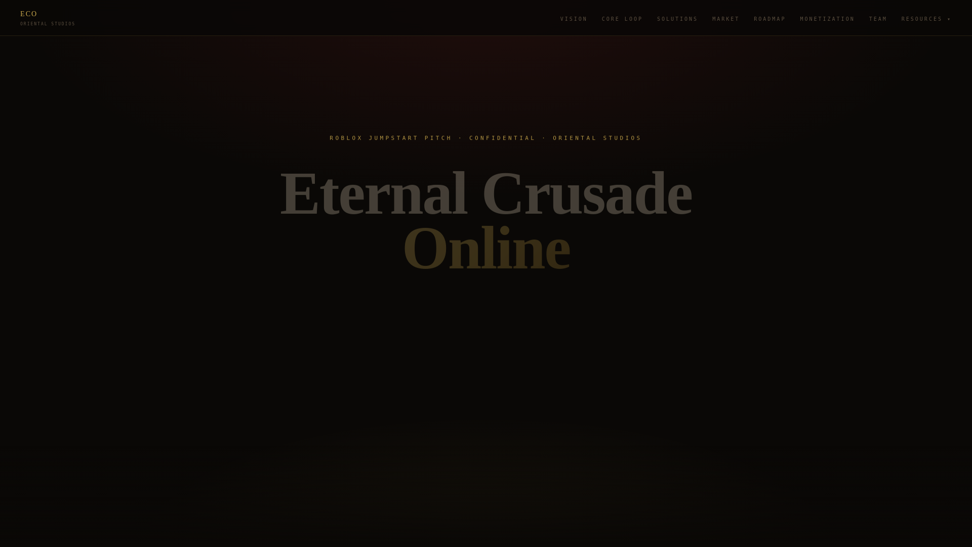 website screenshot of https://eternalcrusadeonline.com/