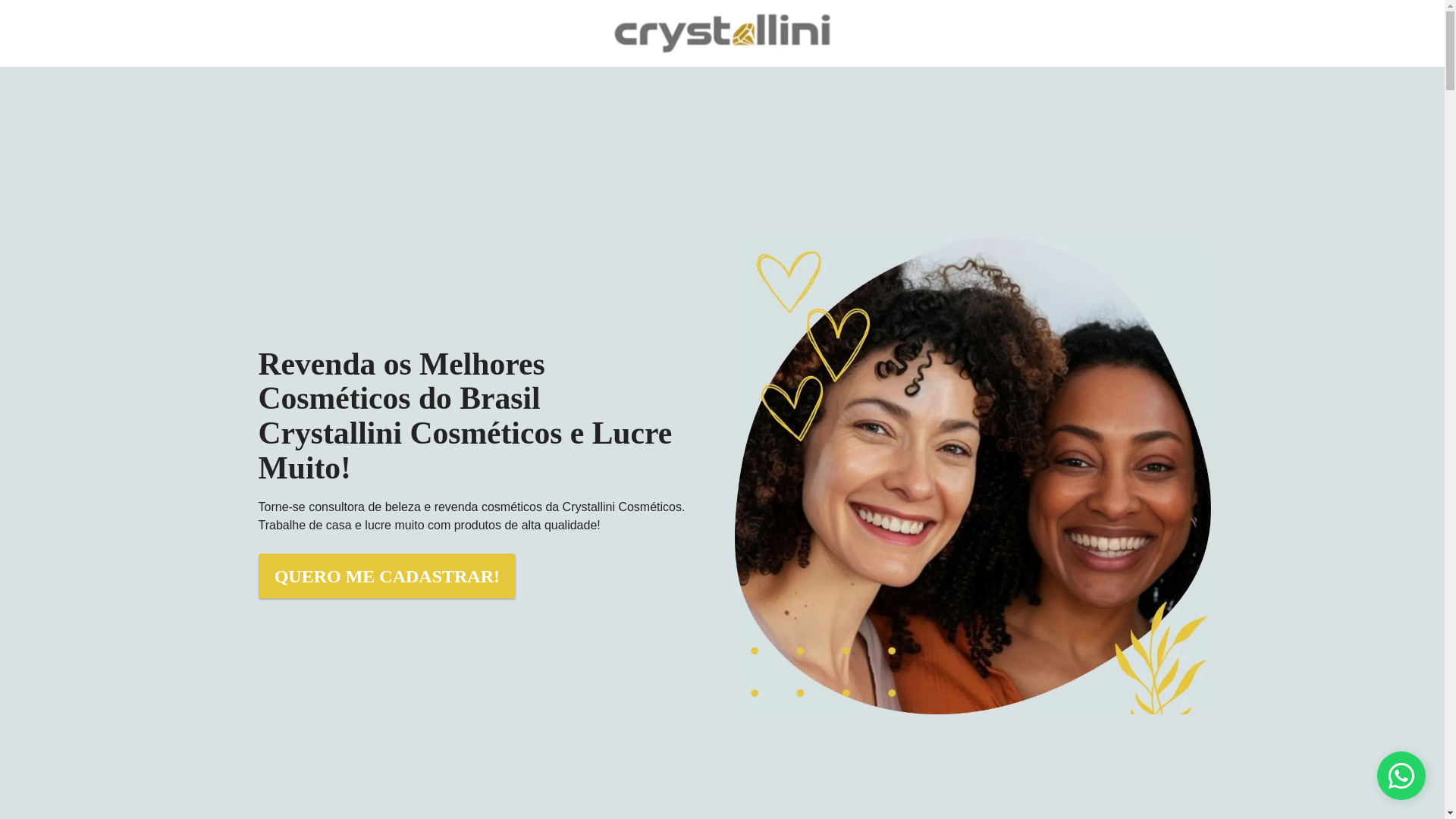 website screenshot of https://anafortecrystallini.com.br/