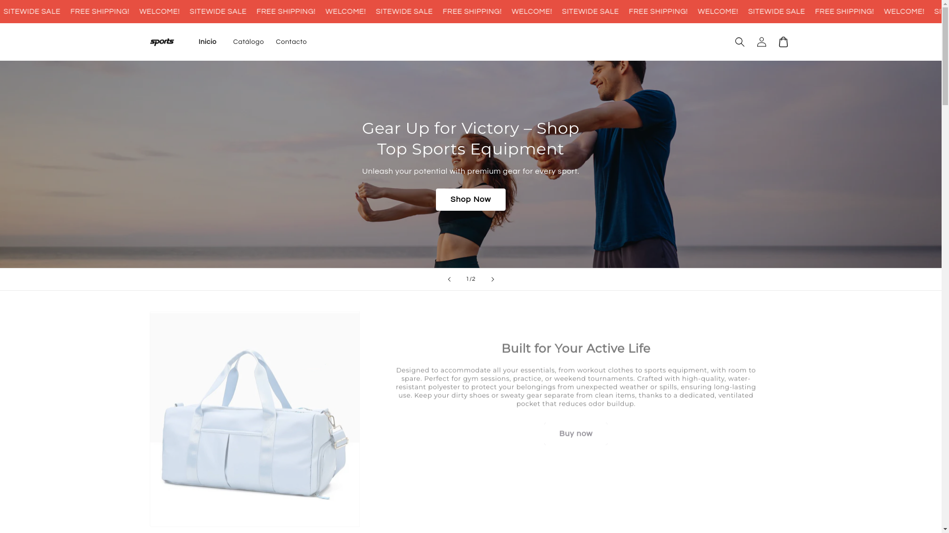 website screenshot of https://fitrush-zone.store/