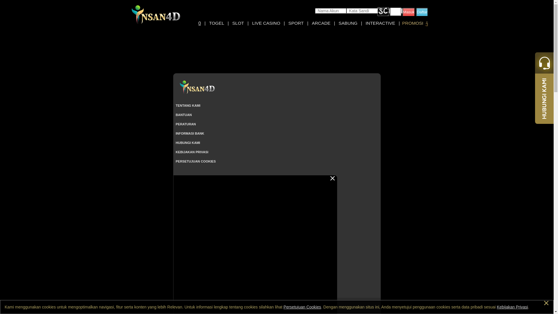 website screenshot of https://insanbesar.net/