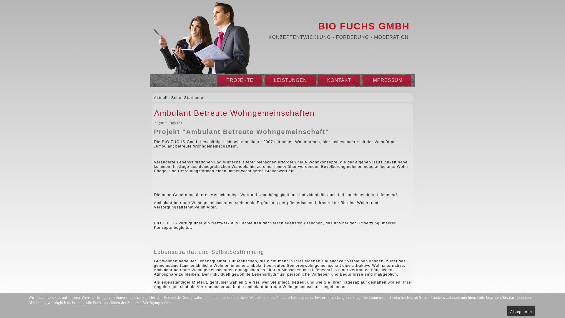 website screenshot of https://provisio-gmbh.com/