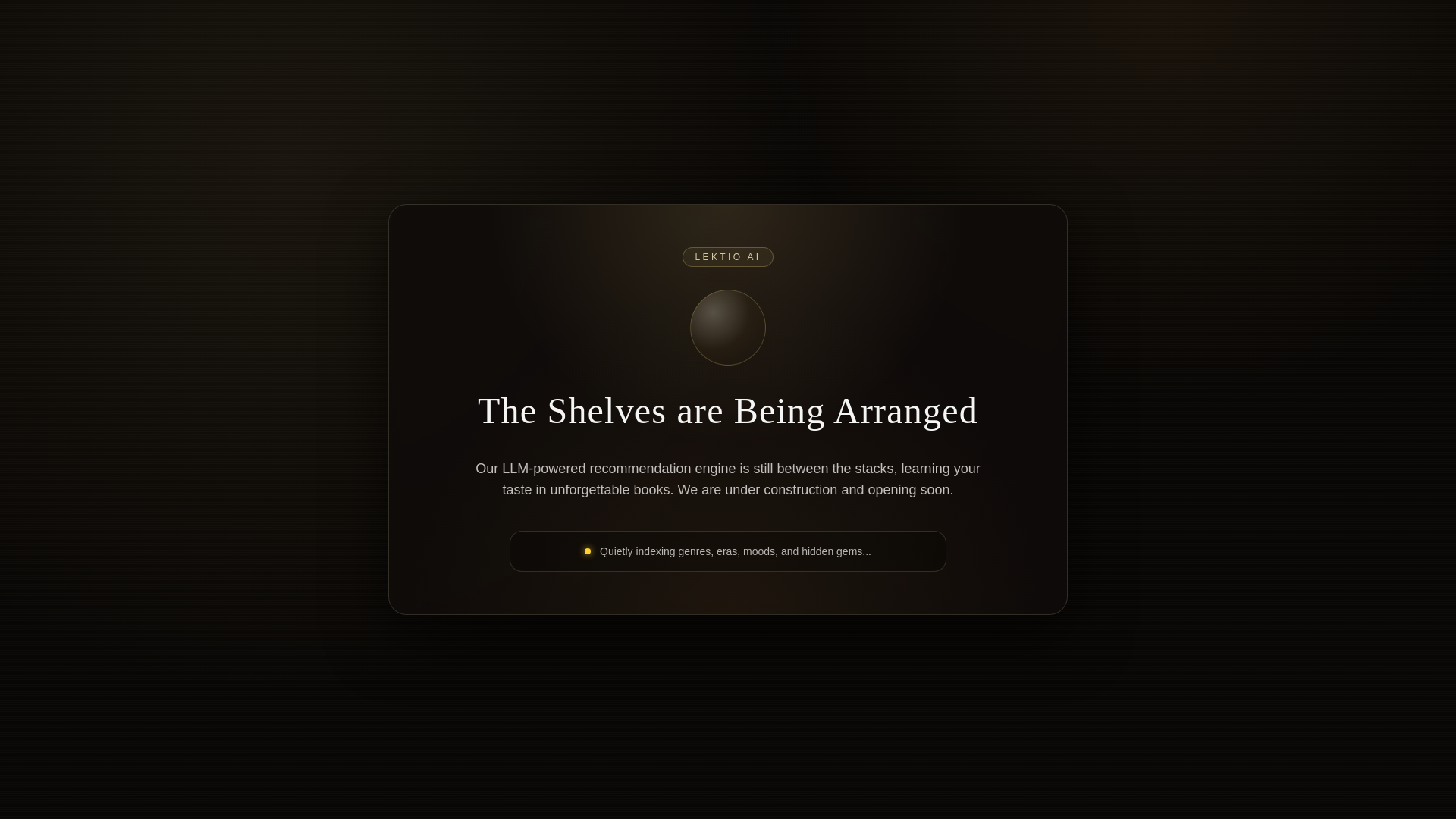 website screenshot of https://lektio.dev