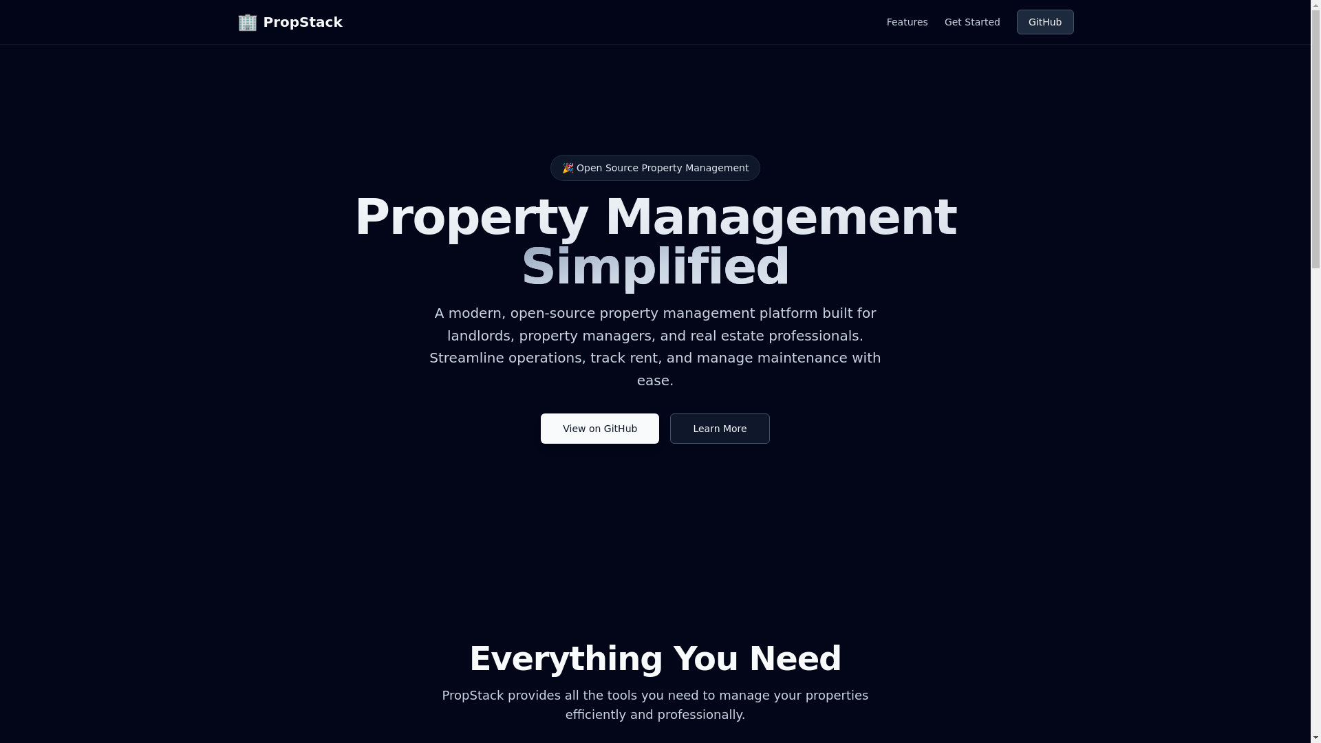website screenshot of https://propstack-landing.pages.dev/