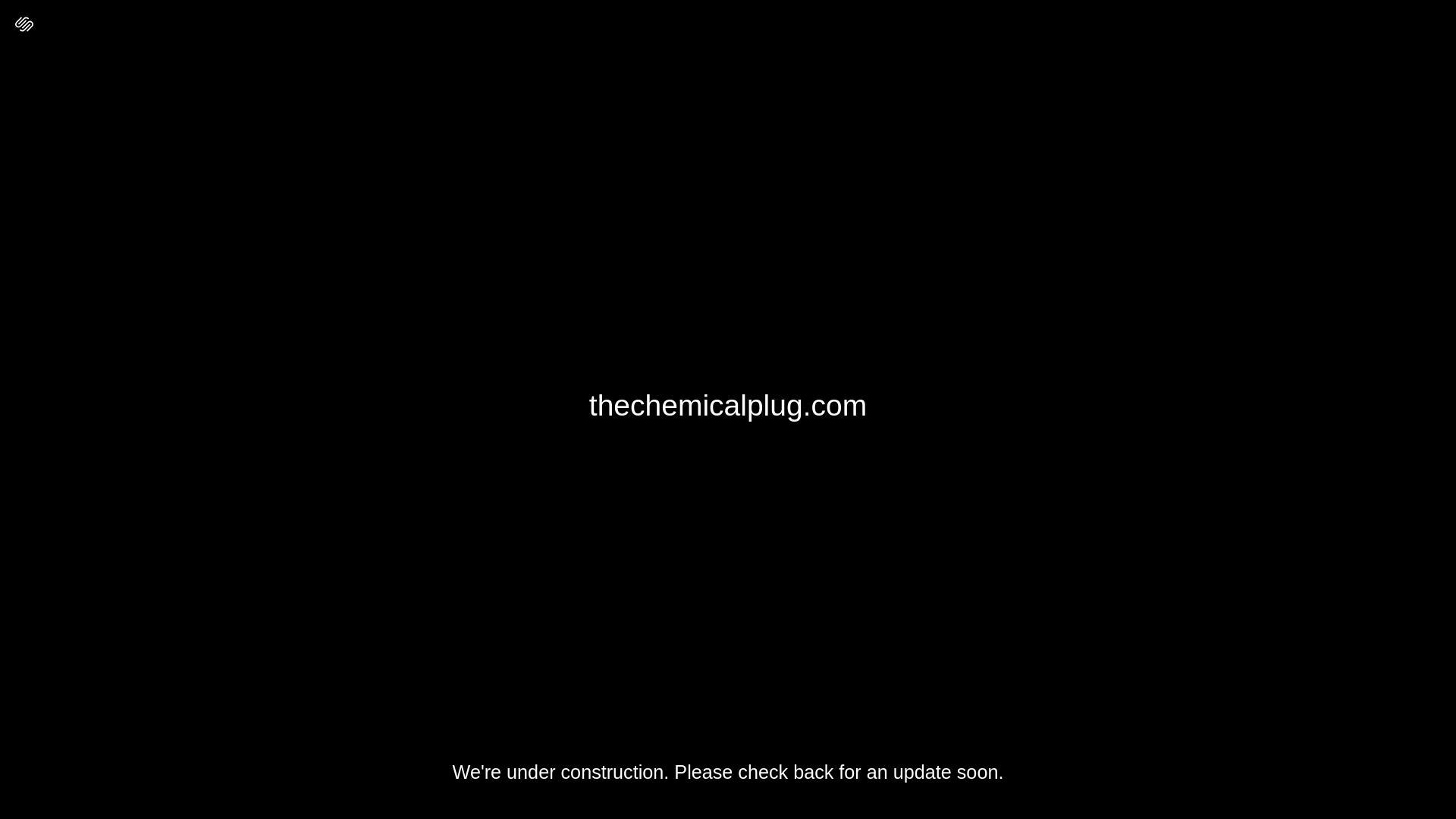 website screenshot of https://thechemicalplug.com/