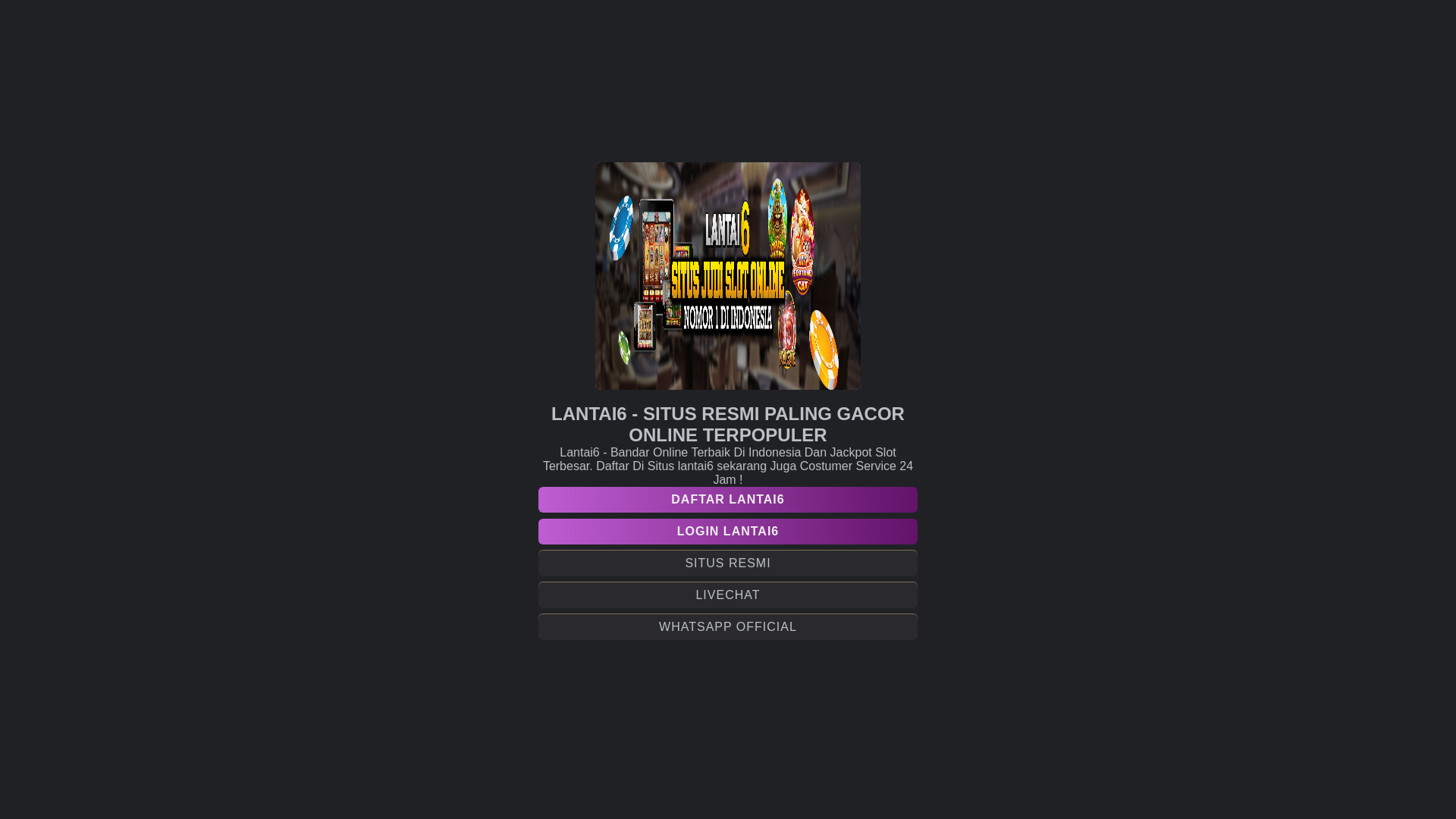 website screenshot of https://lantai6gacor.pages.dev/