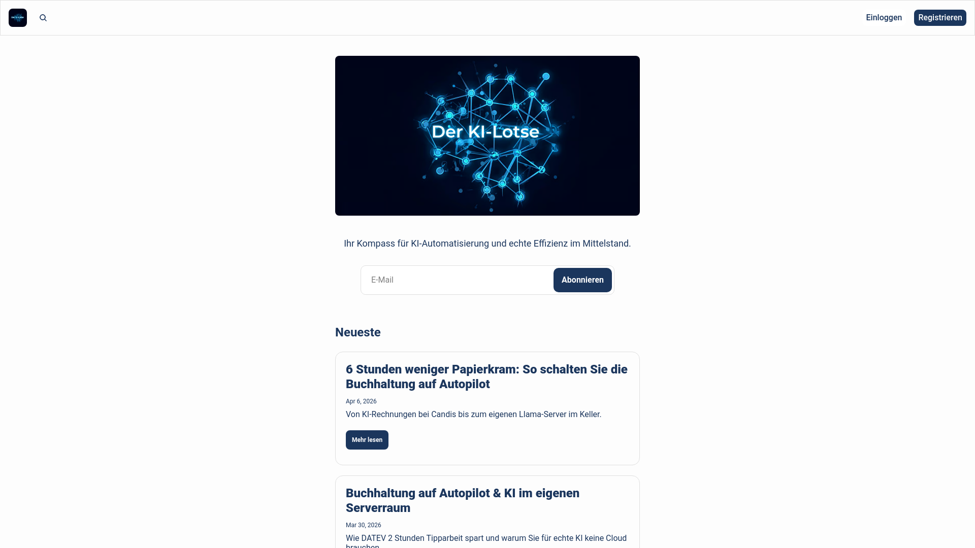 website screenshot of https://derkilotse.de
