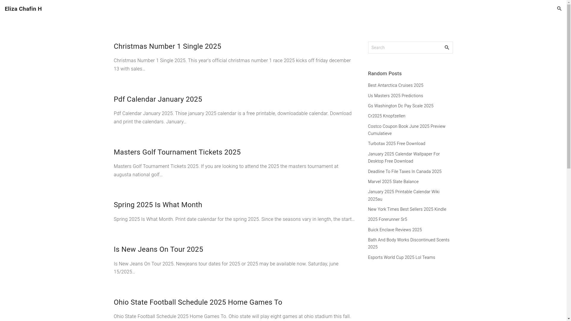 website screenshot of https://elizachafinh.pages.dev/