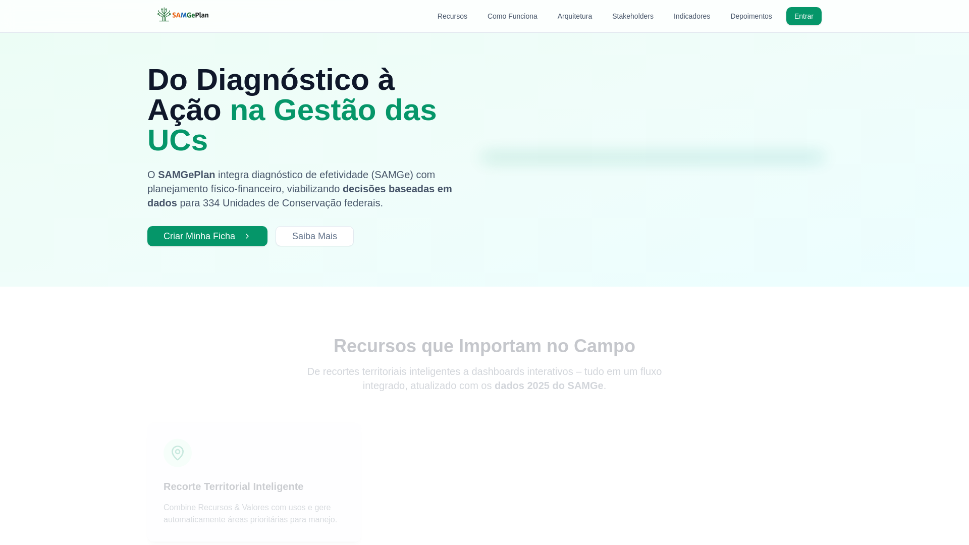website screenshot of https://samgeplan.com/