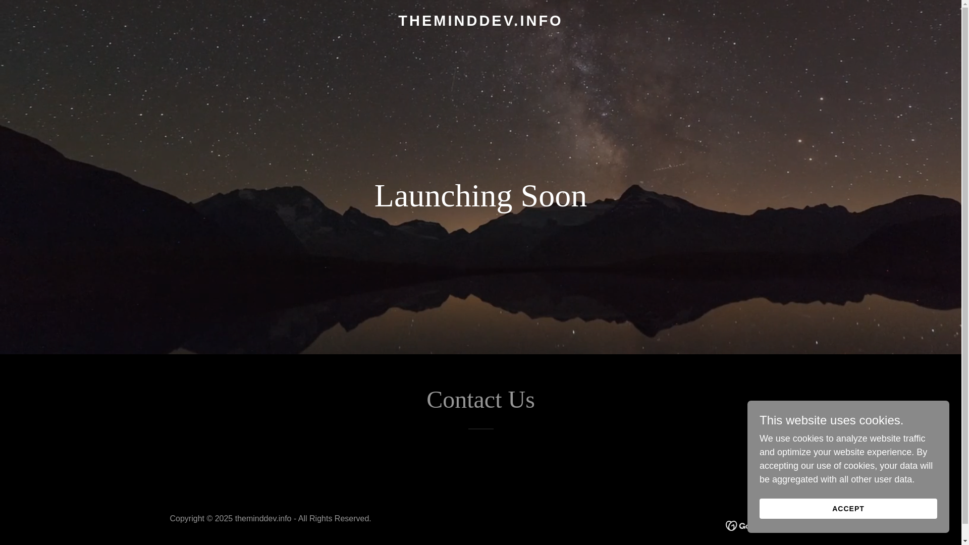 website screenshot of https://theminddev.info/